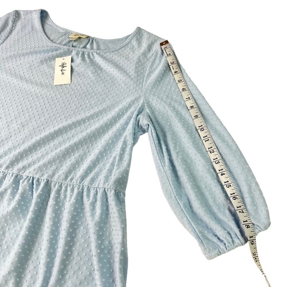 Style & Co Women’s Light Blue Clip‎ Dot Top Size XL - Picture 8 of 8